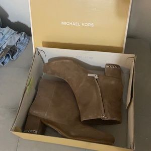 Michael Kors Sabrina Mid Bootie Suede